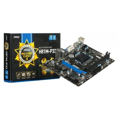 Bo Mạch Chủ - Mainboard MSI H81M-E33 Chính hãng