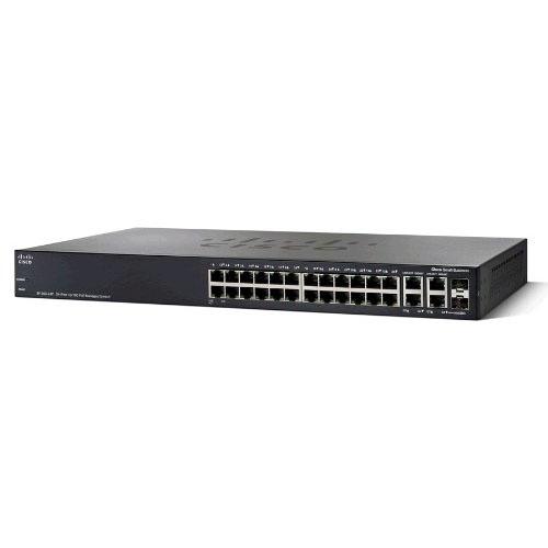 Thiết bị chuyển mạch Switch Linksys CISCO SF300-24PP 24-port(SF300-24PP-K9)