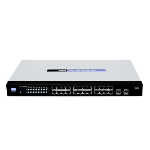 Thiết bị chuyển mạch Switch Linksys 24 Port - SR224T Rackmount