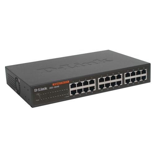 Thiết bị chuyển mạch Switch D-Link DGS-1024C 24 Port 10/100/1000 (sắt)