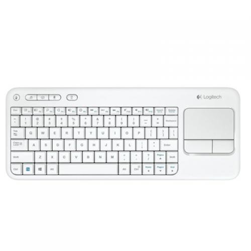 Bàn phím Logitech K400 Plus - Wireless (Trắng)