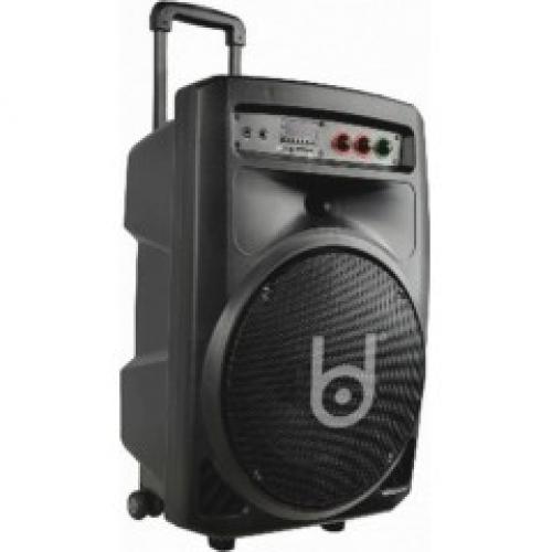 Loa Kéo Di Động + 2 Micro BD H157DY (BT/USB/SD) 3 Tấc