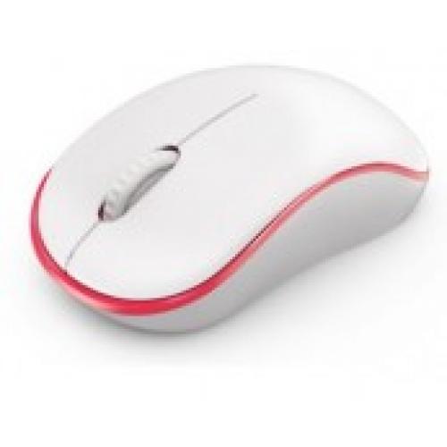 Chuột máy tính Rapoo M12 - Wireless (Trắng-Đỏ)