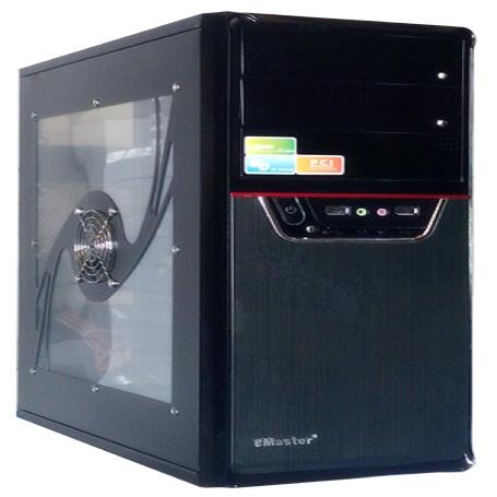 Vỏ máy tính Emaster  5T TRONG SUỐT BÊN HÔNG DÀY FAN 3MÀU