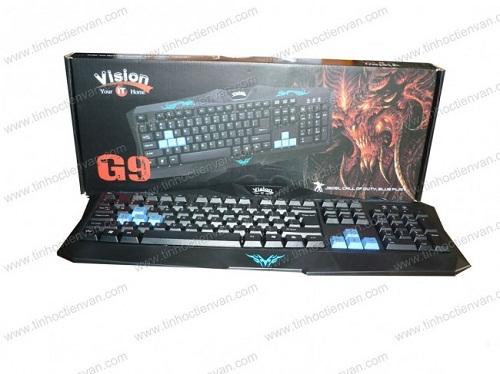 Combo Bàn phím & Chuột máy tính VISION G9 (USB) - CHỮ KHẮC LASER