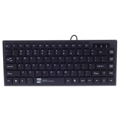 Bàn phím R8 1812 (USB) ĐEN - MINI