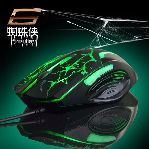 Chuột máy tính A-JAZZ Spider Hero LED USB