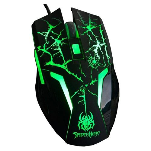 Chuột máy tính A-JAZZ Spider Hero LED 7 MÀU