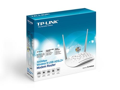 Thiết bị mạng - Modem TP-Link ADSL Wireless 4Port TD-W8968
