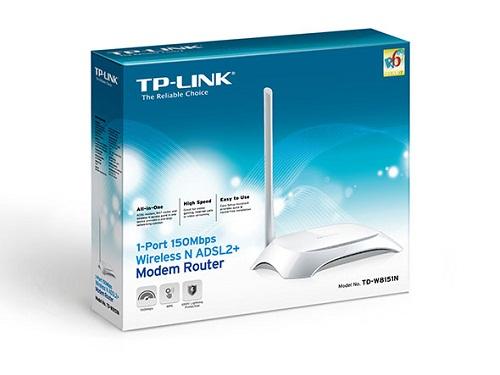 Thiết bị mạng - Modem TP-Link ADSL Wireless 1Port 8151N