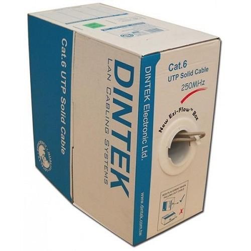 Cable Dintek CAT6e UTP, 4 pair, 23AWG, 100m/box