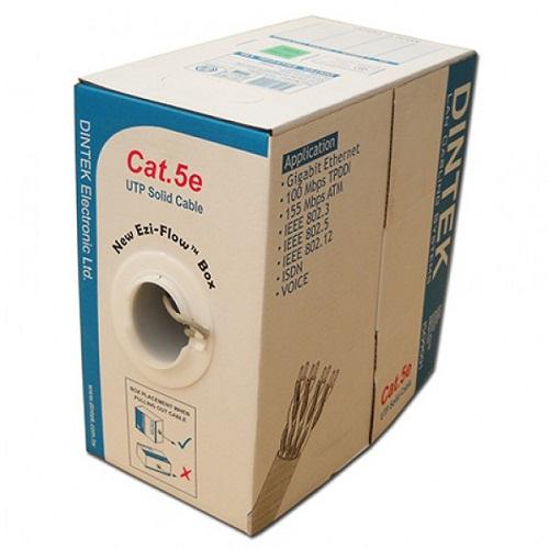 Cable Dintek CAT5e FTP, 4 pair, 24AWG,305m