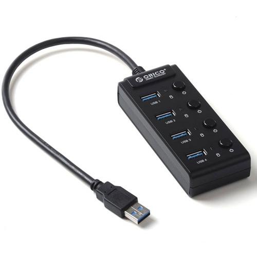 Hub USB chia 4 cổng usb tốc độ 3.0 hàng xịn có công tắc