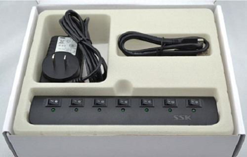Hub USB 7port có adapter