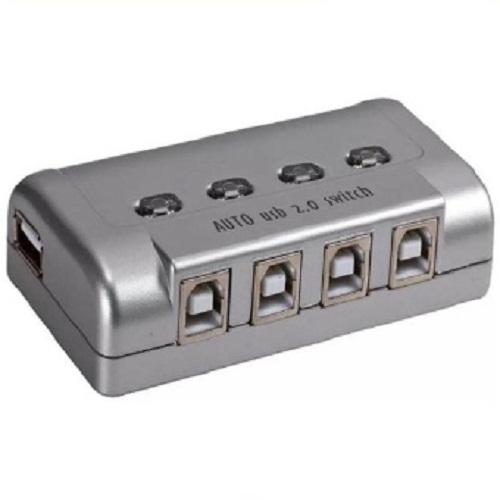 BỘ CHUYỂN ĐỔI TÍN HIỆU KVM 4-1 USB-DVI Dtech (DT 8241)