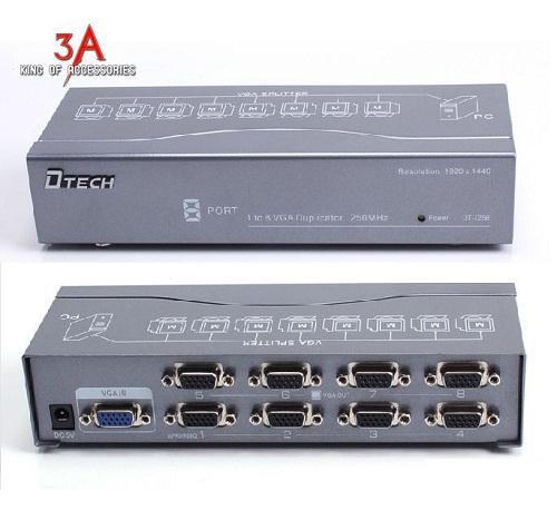 BỘ CHUYỂN ĐỔI TÍN HIỆU SW VGA 1CPU -> 8LCD xịn DTECH