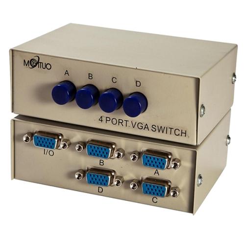 BỘ CHUYỂN ĐỔI TÍN HIỆU SW VGA 4CPU -> 1LCD(DTECH)