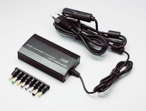 Adapter LCD va sạc Laptop đa năng 100W