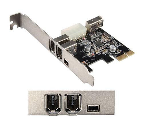Card PCI 1x sang cổng 1394 UNITEK