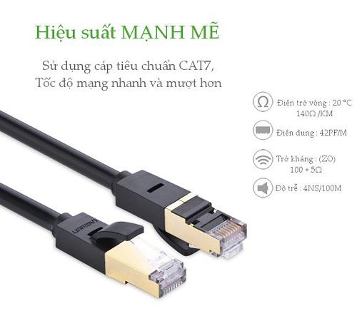 Cable rj45 mạng 2 đầu đúc 1m