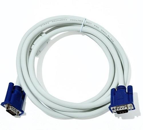 Dây cáp chuyển VGA 1.5M trắng (hàng rẻ)