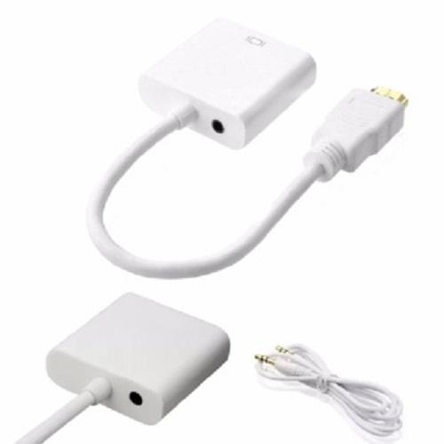 Cable HDMI TO VGA 5152 mẫu mới 20cm - CÓ AUDIO