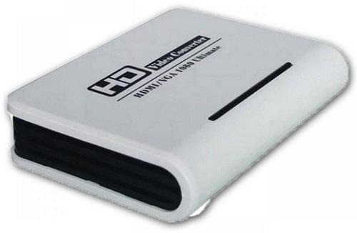HỘP CHUYỂN 1 VGA SANG 1 HDMI VH001 NHỰA (KHÔNG CÓ AUDIO)