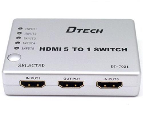 HUB 5 HDMI VÔ 1 MÀNG HÌNH có REMOTE