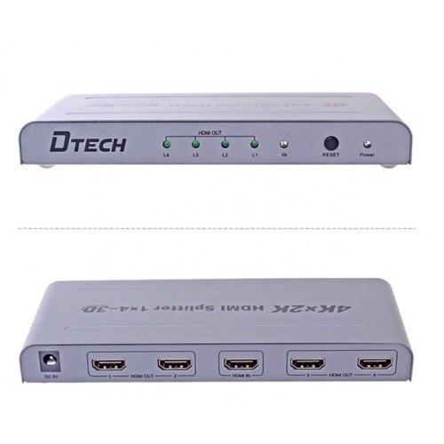 Multi HDMI 4-1 Dtech 250MHz 4Kx2K (DT 7144)