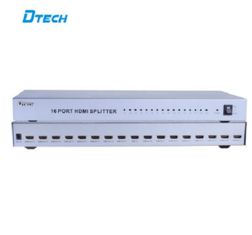 Multi HDMI 16P Dtech (DT - 7116) trắng xám