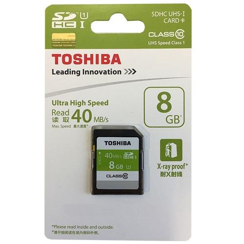 Thẻ nhớ lớn SD 8G TOSHIBA CLASS 10