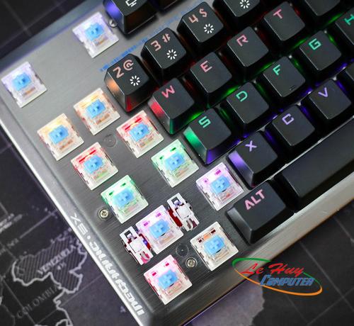 Bàn phím cơ Eblue Mazer EKM737 Blue switch