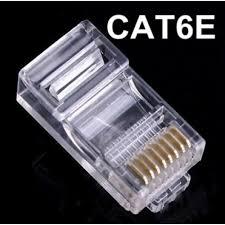 Đầu bấm dây mạng RJ45 AMP Cat6 FTP - 3 mảnh chống nhiễu