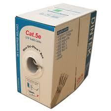 Cable Dintek CAT5e S-FTP, 4 pair, 24AWG cuộn 305m