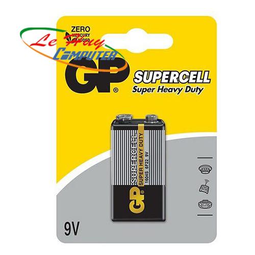 PIN GP CARBON ZINC SUPERCELL 9V VỈ 1 VIÊN(GP1604S-G55)