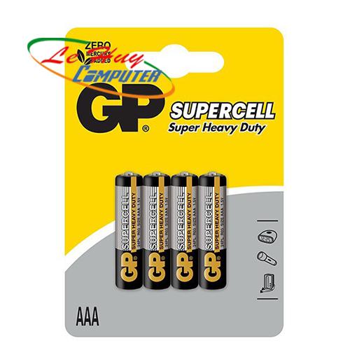 PIN GP CARBON ZINC SUPERCELL 3AVỈ  4 VIÊN(GP24PL-2S4)
