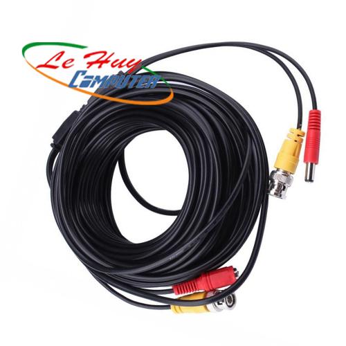 Cáp 20M Camera có nguồn và đầu BNC sợi nhỏ tiện lợi