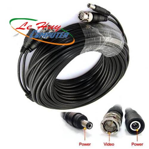 Cáp 30M Camera  GOLDENLINK có nguồn và đầu BNC sợi nhỏ tiện lợi