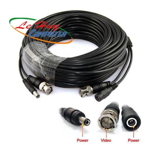 Cáp 50M Camera  GOLDENLINK có nguồn và đầu BNC sợi nhỏ tiện lợi
