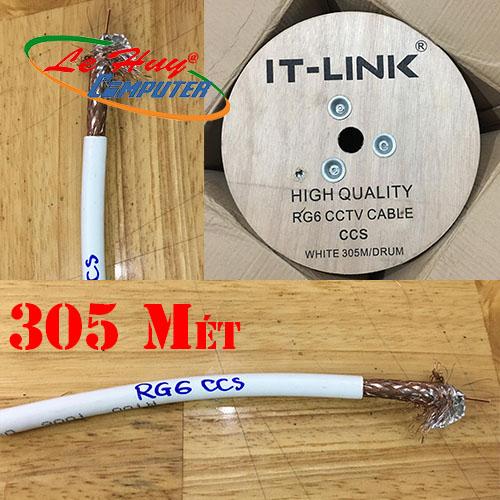 Cáp đồng trục Camera IT-Link RG6 CCS - 305M