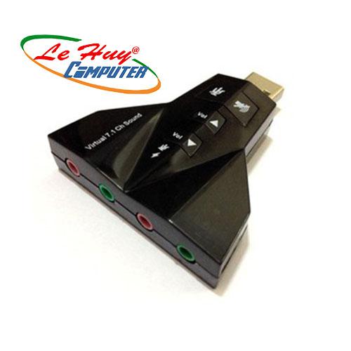 USB ra sound 7.1 –Ra 4 Lỗ-điều chỉnh volume,mic MÁY BAY