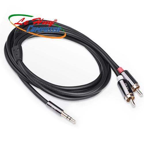 Dây Loa 1 ra 2 búp sen Dtech loại tốt 3mét