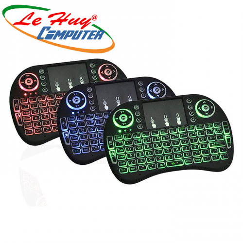 Combo Bàn phím & Chuột máy tính không dây I8 TOUCHPAD MINI LED