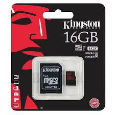 Thẻ nhớ Micro SDHC Kingston 16GB (Class 10)