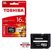 Thẻ nhớ Micro SD Toshiba 16G bảo hành 5 năm BOX đỏ thẻ nhỏ(C10) 90M
