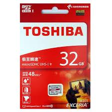 Thẻ nhớ Micro SD Toshiba 32G bảo hành 5 năm BOX đỏ thẻ nhỏ(C10)