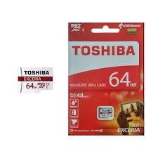 Thẻ nhớ Micro SD Toshiba 64G bảo hành 5 năm BOX đỏ thẻ nhỏ(C10)-90M