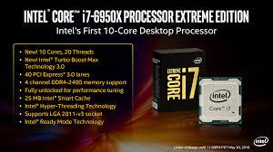 CPU Intel® Core i7 - 6950X phiên bản Extreme