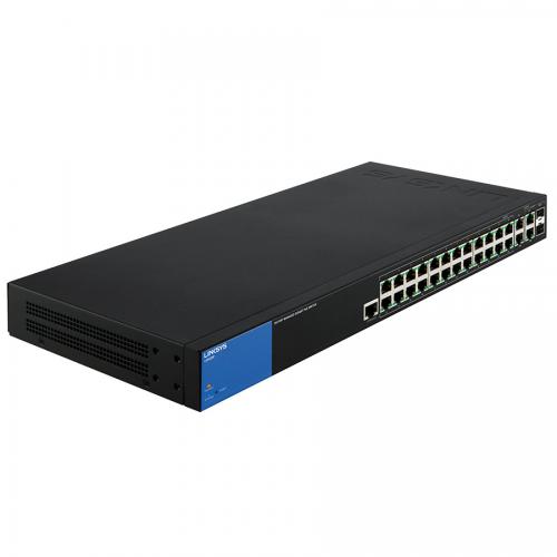 Thiết bị chuyển mạch Switch Linksys LGS528P PoE+