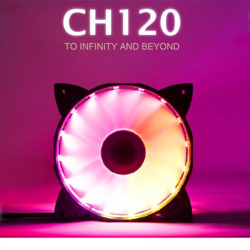 Fan Case Xigmatek GALAXY PREMIUM - EN40216 - (CH120) - RGB: RAINBOW (PACK x1, WHITE BOX)